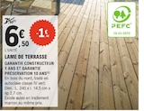 Promo Lame de terrasse à 6,50 € dans le catalogue E.Leclerc à Montayral