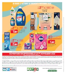 Catalogue Supermarchés Match, 27/10/2026 - 08/11/2026, LA MATCH MANIA, 24 pages Prospectus Supermarchés Match en cours, "LA MATCH MANIA", 24 pages