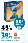 Stitch - LEGO DISNEY - Super U à Grenoble Stitch - LEGO DISNEY en promo chez Super U Grenoble à 35,99 €