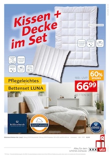 Bettwäsche im aktuellen XXXLutz Prospekt (Duisburg) Bettwäsche im XXXLutz Prospekt "Bettwaren zum Traumpreis" mit 8 Seiten (Duisburg)