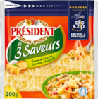 Fromage râpé "le 3 saveurs" - Président en promo chez Norma Fromage râpé "le 3 saveurs" - Président dans le catalogue Norma