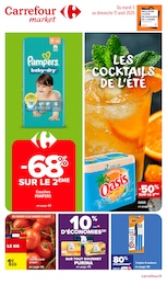 Catalogue Carrefour Market avec 59 pages de promos Prospectus Carrefour Market, "LES COCKTAILS DE L’ÉTÉ", pages, 05/08/2025 - 17/08/2025
