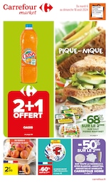 Catalogue Supermarchés Carrefour Market en cours à La Farlède et alentours, PIQUE-NIQUE, 44 pages, 06/08/2024 - 18/08/2024