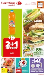 Catalogue Supermarchés Carrefour Market en cours à Bray-Dunes et alentours, "PIQUE-NIQUE", 44 pages, 06/08/2024 - 18/08/2024