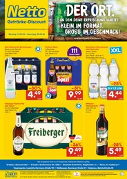 Netto Marken-Discount Prospekt: "DER ORT, AN DEM DU IMMER AUSGEZEICHNETE PREISE FINDEST.", 6 Seiten, 15.04.2024 - 20.04.2024