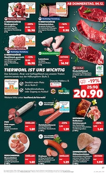 Hackfleisch im Kaufland Prospekt "Aktuelle Angebote" mit 74 Seiten (Mönchengladbach)