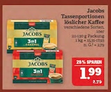 Tassenportionen löslicher Kaffee im Angebot bei Marktkauf in Fürth Tassenportionen löslicher Kaffee Angebote von Jacobs bei Marktkauf Fürth für 1,99 €