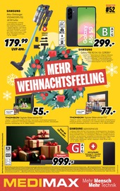 Aktueller MEDIMAX Elektromärkte Prospekt in Bronkow und Umgebung, "MEHR WEIHNACHTSFEELING" mit 8 Seiten, 19.12.2025 - 26.12.2025