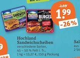 Sandwichscheiben von Hochland im aktuellen tegut Prospekt für 1,99 €