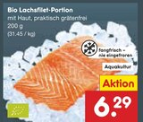 Aktuelles Bio Lachsfilet-Portion Angebot bei Netto Marken-Discount in Göttingen ab 6,29 €