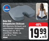 Relax Vital Orthopädisches Sitzkissen Angebote von HSP bei E center Jena für 19,99 €