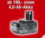 Aktuelles 4,0-Ah-Akku Angebot bei toom Baumarkt in Bottrop ab 199,00 €