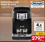 Aktuelles Kaffeevollautomat ECAM 22.105.B Angebot bei Netto Marken-Discount in Siegen (Universitätsstadt) ab 279,99 €