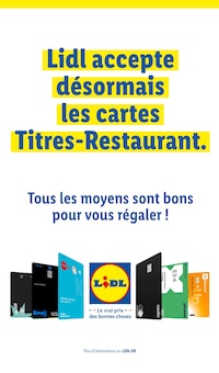 Prospectus Lidl de la semaine "À vos marques à prix Lidl" avec 2 pages, valide du 02/10/2024 au 08/10/2024 pour Thourotte et alentours