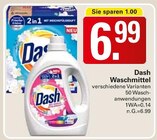 Waschmittel im Angebot bei WEZ in Bad Oeynhausen Waschmittel Angebote von Dash bei WEZ Bad Oeynhausen für 6,99 €