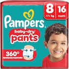 Baby Pants Baby Dry Gr.8 Extra Large (17+ kg) Angebote von Pampers bei dm-drogerie markt Völklingen für 8,75 €