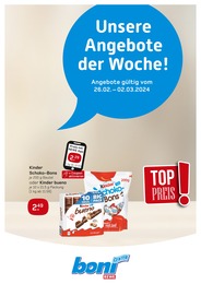 boni Center Prospekt für Hagen: "Unsere Angebote der Woche!", 8 Seiten, 26.02.2024 - 02.03.2024