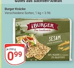 Knäcke Angebote von Burger bei GLOBUS Leipzig für 0,99 €