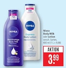 Body Milk im Angebot bei Marktkauf in Esslingen Body Milk Angebote von Nivea bei Marktkauf Esslingen für 3,99 €