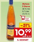 5 Sterne Angebote von Metaxa bei Netto Marken-Discount Weiden für 10,99 €