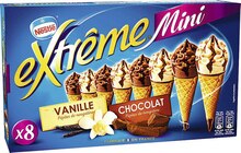 Mini EXTREME glacé vanille chocolat - Géant Casino à Montpellier Mini EXTREME glacé vanille chocolat en promo chez Géant Casino Montpellier à 3,79 €