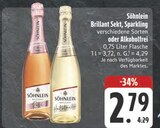 Brillant Sekt Rose Angebote von Söhnlein bei E center Hof für 2,79 €