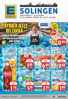 EDEKA Prospekt "Aktuelle Angebote" mit  Seiten (Solingen (Klingenstadt))