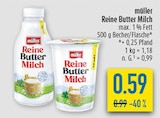 Reine Butter Milch im diska Prospekt Reine Butter Milch von müller im aktuellen diska Prospekt für 0,59 €