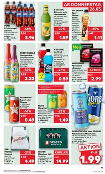 Pepsi im Kaufland Prospekt "KNÜLLER" mit 80 Seiten (Rostock)