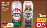 Pils oder Gold Angebote von Beck's bei Netto Marken-Discount Cuxhaven für 0,79 €