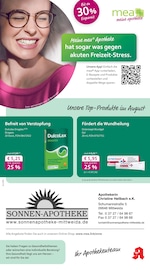 Aktueller mea - meine apotheke Apotheken Prospekt in Waldheim und Umgebung, "Unsere August-Angebote" mit 4 Seiten, 01.08.2025 - 31.08.2025