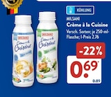 Crème à la Cuisine im ALDI SÜD Prospekt Crème à la Cuisine von Milsani im aktuellen ALDI SÜD Prospekt für 0,69 €