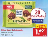 Aktuelles Schokolade Angebot bei Netto Marken-Discount in Dortmund ab 1,69 €