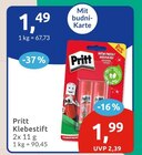Klebestift von Pritt im aktuellen budni Prospekt für 1,49 €