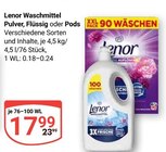 Waschmittel Pulver Angebote von Lenor bei GLOBUS Erftstadt für 17,99 €