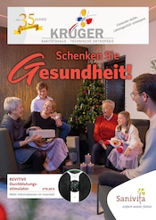 Aktueller Krüger GmbH Sanitätshaus Prospekt mit Massagegerät, "Schenken Sie Gesundheit!", Seite 1