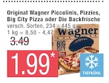 Piccolinis, Pizzies, Big City Pizza oder Die Backfrische von Original Wagner im aktuellen Marktkauf Prospekt für 1,99 €