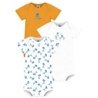 Bodies manches courtes - PETIT BATEAU en promo chez Carrefour Bodies manches courtes - PETIT BATEAU dans le catalogue Carrefour