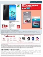 Promos Smartphone dans le catalogue "FÊTONS PÂQUES" de Auchan Hypermarché Smartphone en promo dans le catalogue Auchan Hypermarché à la page 65
