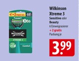 Wilkinson Sensitive oder Beauty Angebote bei famila Nordost Buchholz für 3,99 €