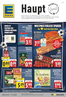 EDEKA Prospekt der Woche "Aktuelle Angebote" Seite 1, 06.07.2026 bis 11.07.2026 für Neuss Aktueller EDEKA Prospekt "Aktuelle Angebote" Seite 1 von 24 Seiten für Neuss