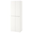 Kleiderschrank weiß weiß/mit 2 Kleiderstangen im IKEA Prospekt Kleiderschrank weiß weiß/mit 2 Kleiderstangen von SMÅSTAD / PLATSA im aktuellen IKEA Prospekt für 157,00 €