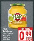 Apfelmus von HAK für 0,99 € bei EDEKA im Angebot Apfelmus von HAK im aktuellen EDEKA Prospekt