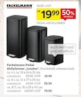 PedalAbfalleimer „London“ im Angebot bei XXXLutz Möbelhäuser in Esslingen PedalAbfalleimer „London“ Angebote von fackelmann bei XXXLutz Möbelhäuser Esslingen für 19,99 €
