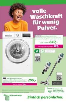 Waschmaschine im EP: Prospekt "echt scharfer Hingucker-Preis!" mit 12 Seiten (Kempten (Allgäu))