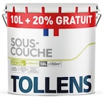 Sous-couche(d) plaques de plâtre Tollens blanc 10 L + 20% gratuit - Tollens dans le catalogue Castorama