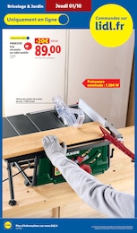 Prix et réduction Bricolage dans le prospectus Lidl en cours Offre Bricolage dans le catalogue Lidl du moment à la page 32