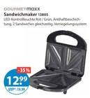 Sandwichmaker 13805 von GOURMETmaxx im aktuellen V-Markt Prospekt für 12,99 €