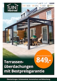 Tuinmaximaal Prospekt für Nordhausen: "Terrassenüberdachungen mit Bestpreisgarantie", 12 Seiten, 19.03.2025 - 30.04.2025