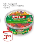 Aktuelle Haribo Angebote bei GLOBUS in Mannheim Aktuelles Fruchtgummi Party Box Angebot bei GLOBUS in Mannheim ab 3,99 €
